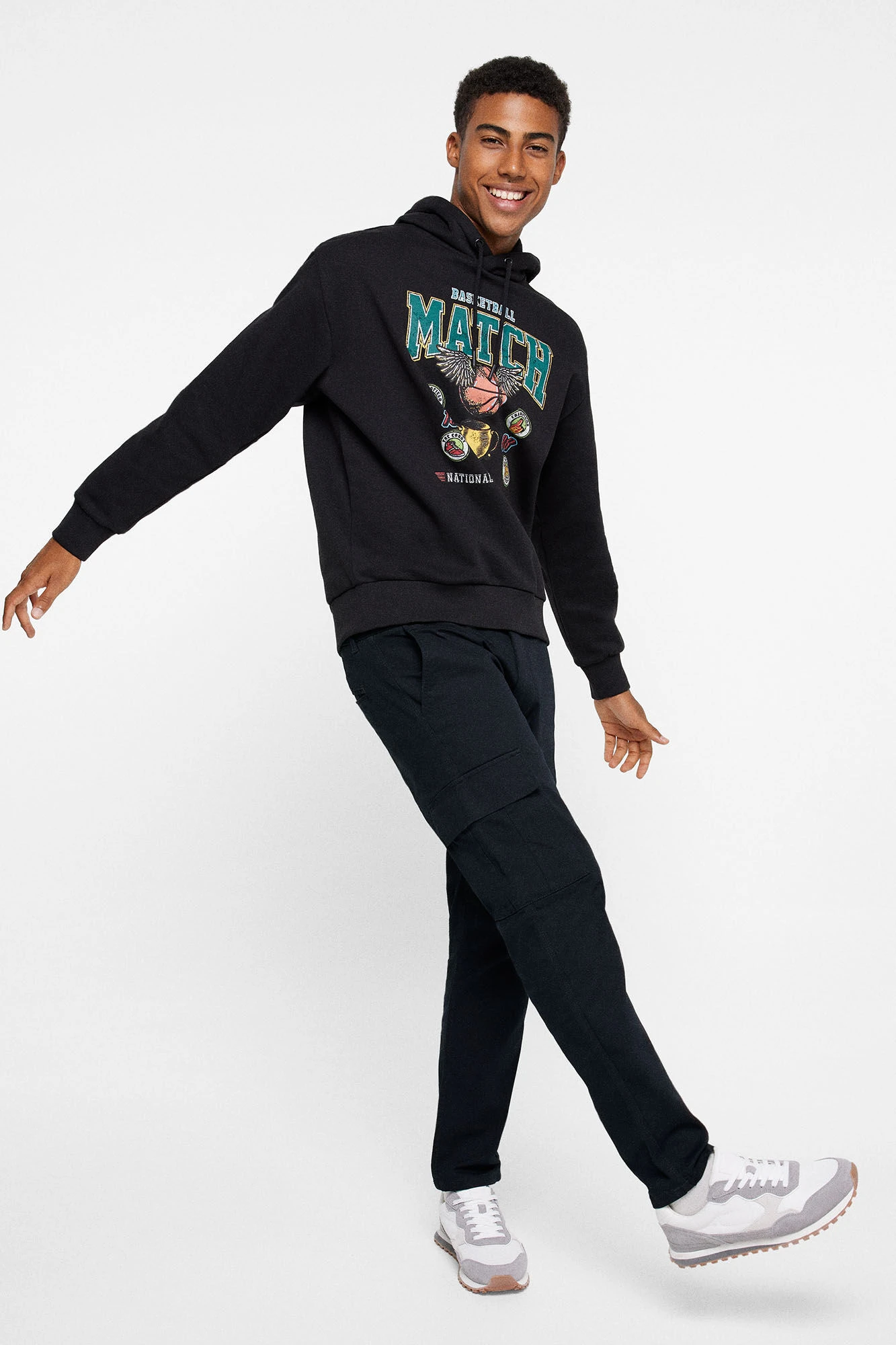 Women'secret Sudadera Capucha Estampado Basket 6 Women'secret Sudadera Capucha Estampado Basket – Image 4