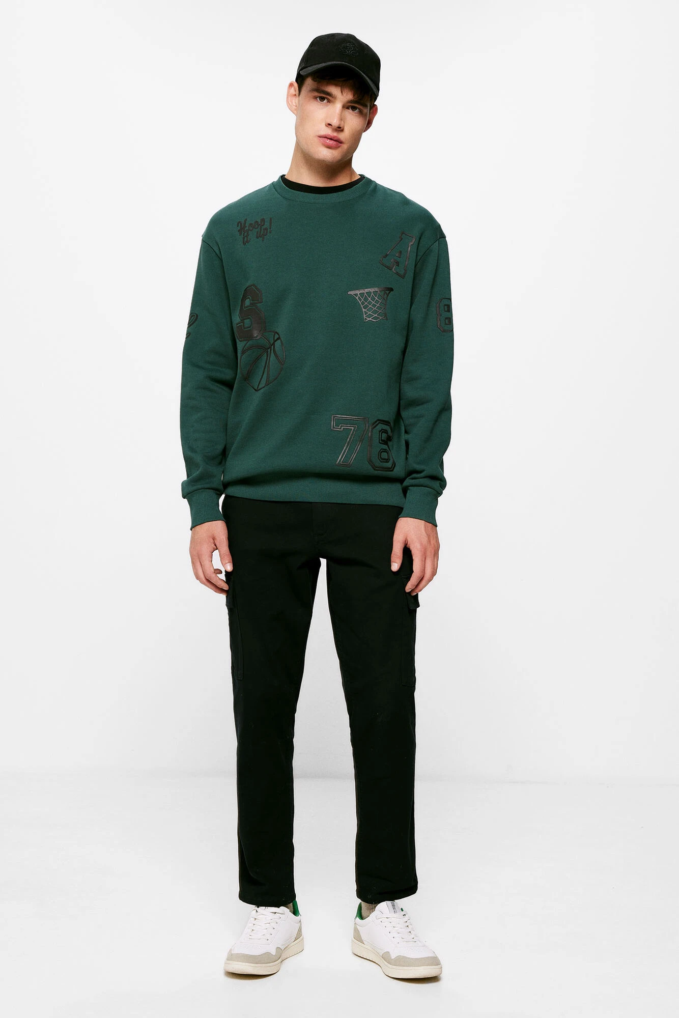 Women'secret Sudadera Motivos Varsity 4 Women'secret Sudadera Motivos Varsity – Image 2