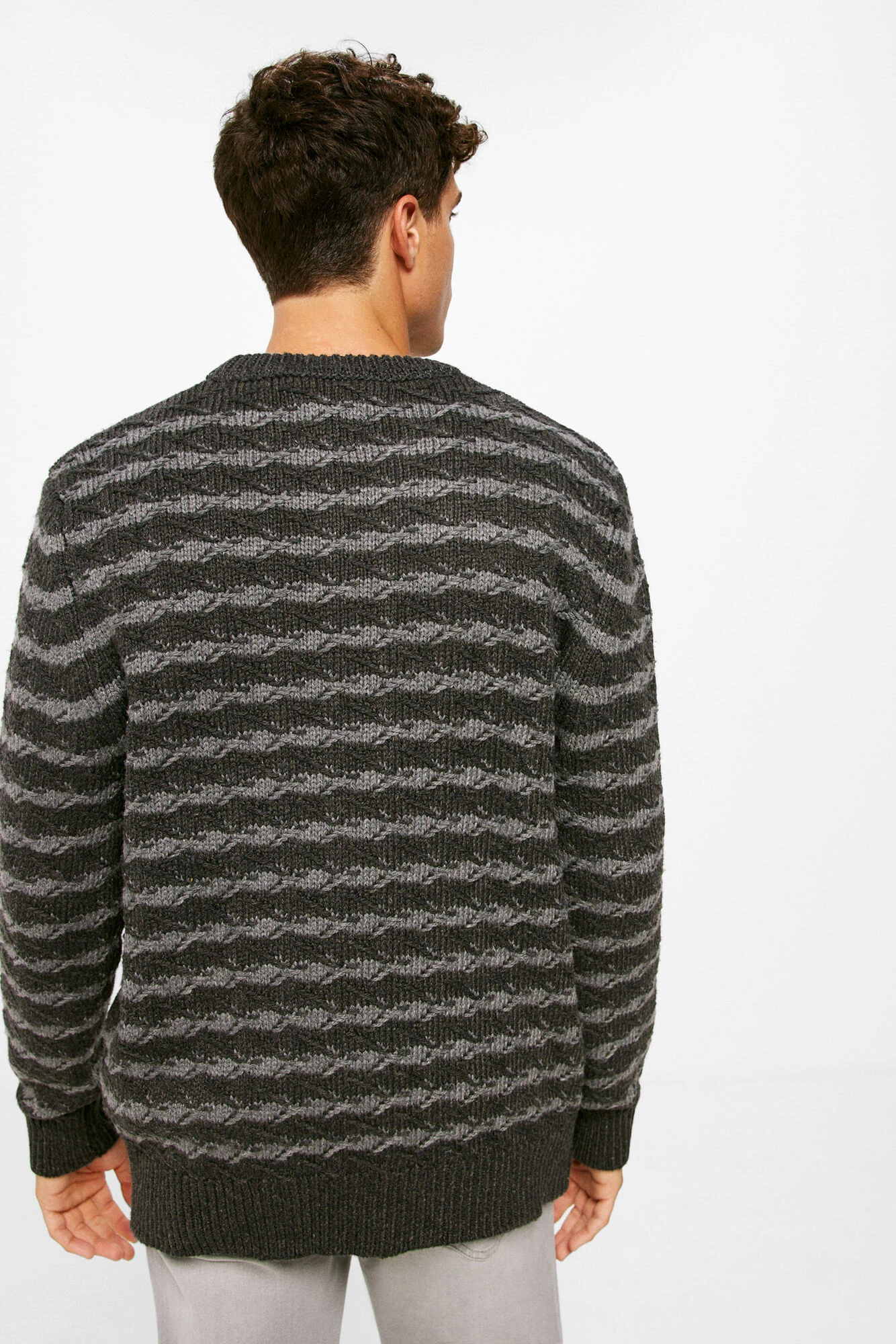 Women'secret Jersey Grueso Estructura Bicolor 6 Women'secret Jersey Grueso Estructura Bicolor – Image 4