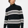 Women'secret Jersey Cuello Alto Cremallera Rayas -Women'secret Soldes Magasin P 140605710FM