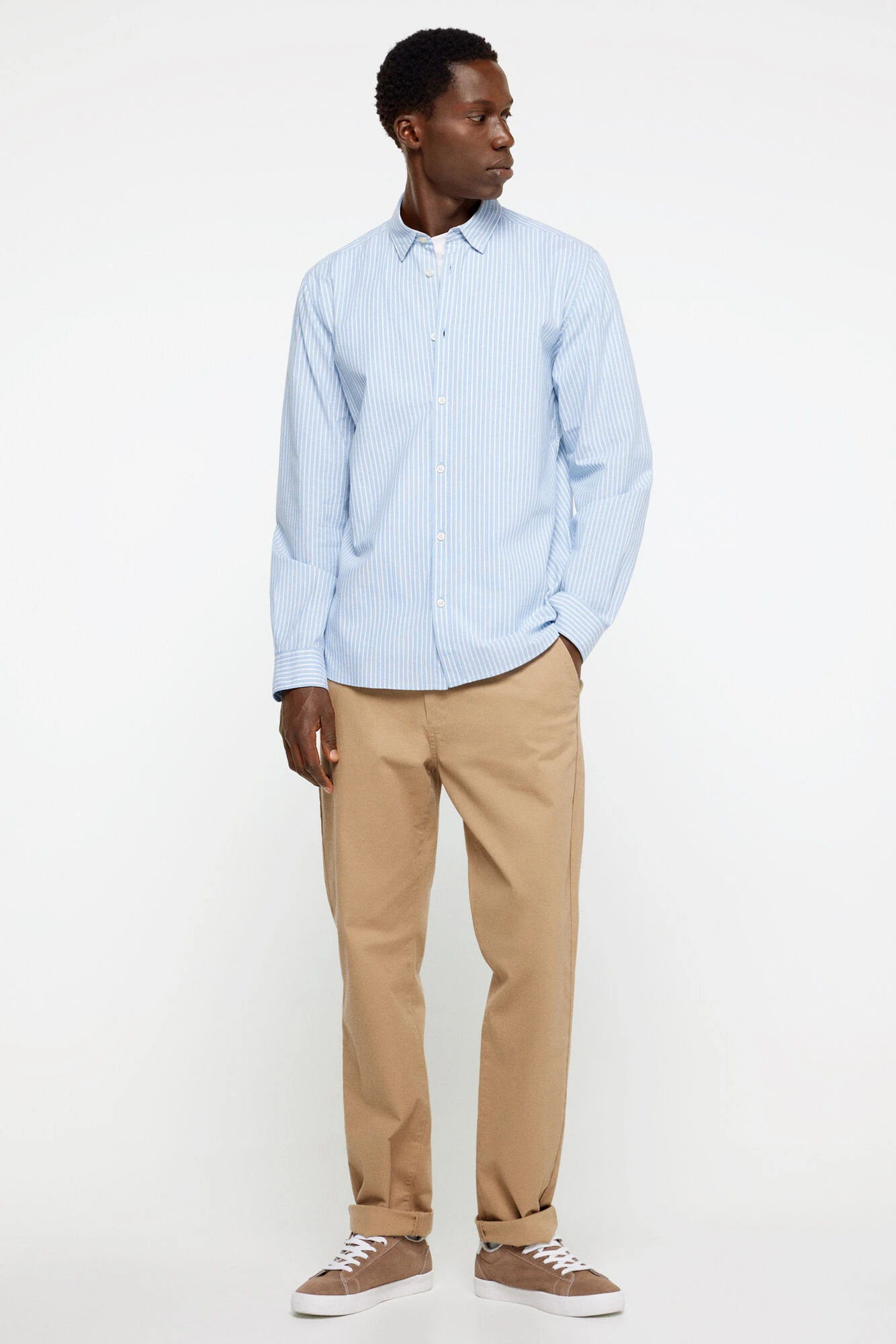 Women'secret Camisa Pinpoint Rayas 6 Women'secret Camisa Pinpoint Rayas – Image 4