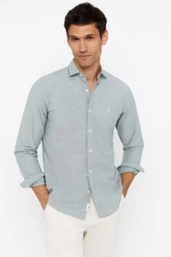 Women'secret Camisa Oxford Liso Slim Fit