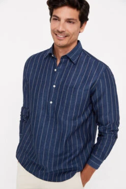 Women'secret Polera Rayas Lino Algodón