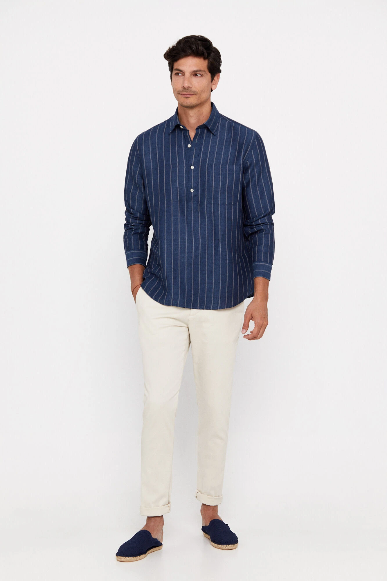 Women'secret Polera Rayas Lino Algodón 4 Women'secret Polera Rayas Lino Algodón – Image 2