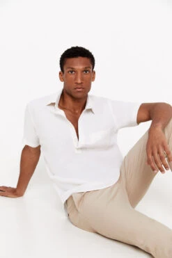 Women'secret Polera Manga Corta Lino Algodón