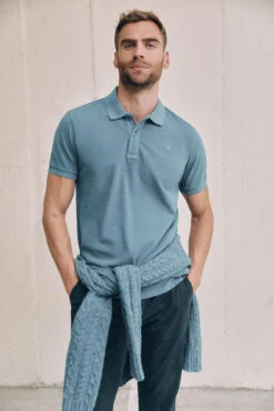 Women'secret Polo Pique Lavado Bordado Avión