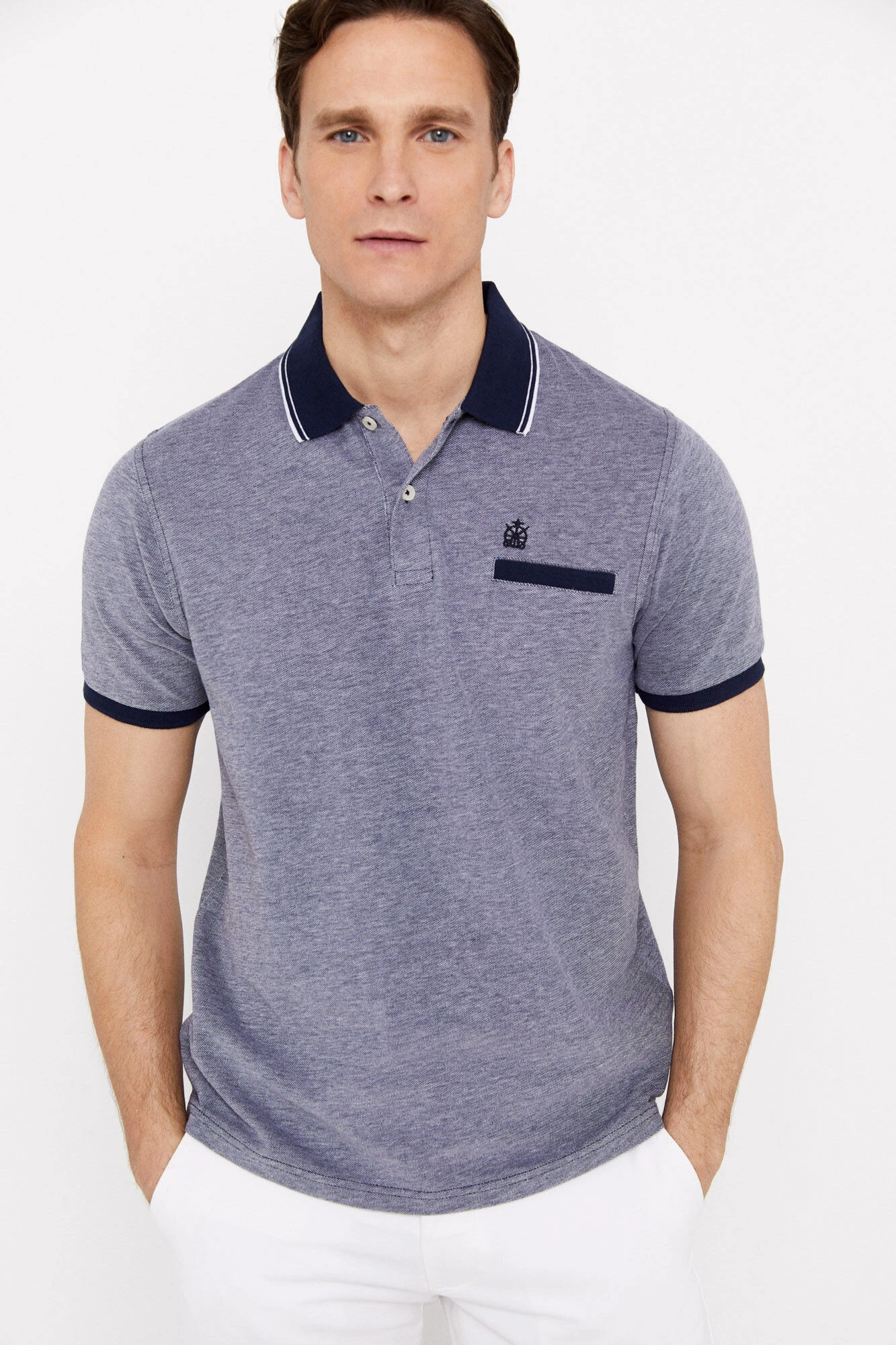 Women'secret Polo Oxford Cuello Contraste 3 Women'secret Polo Oxford Cuello Contraste