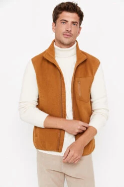 Women'secret Cárdigan Sin Mangas Tejido Sherpa