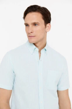 Women'secret Camisa Seersucker Rayas Manga Corta -Women'secret Soldes Magasin P 737606125D1