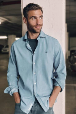 Women'secret Camisa Slim Vaquera Manga Larga 